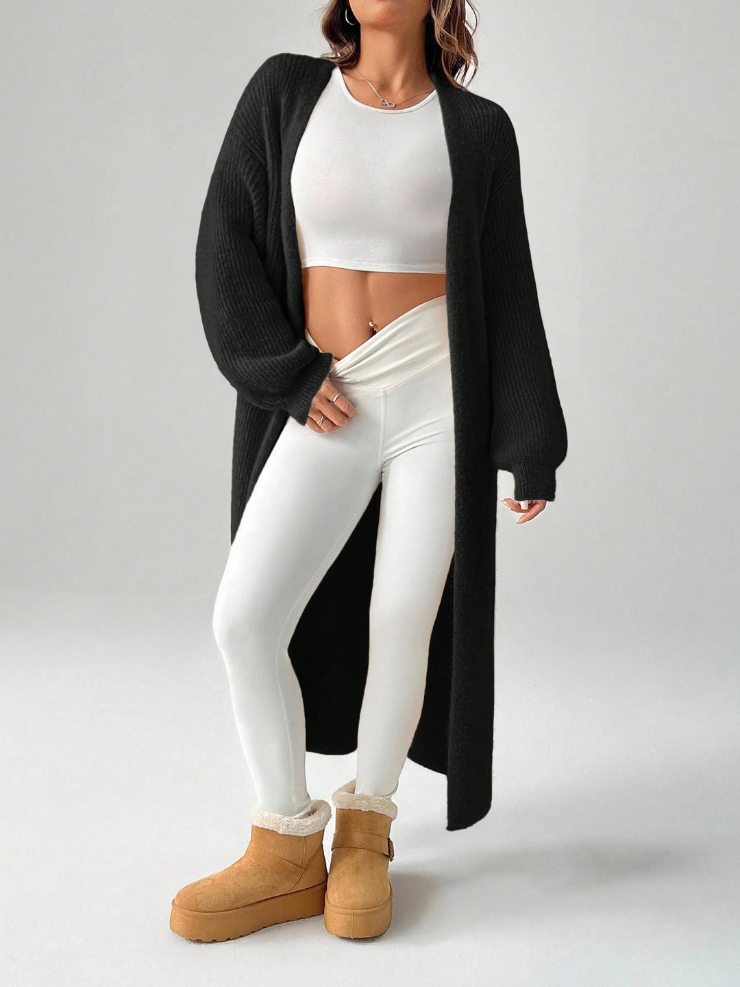 Cardigan SHEIN, negru