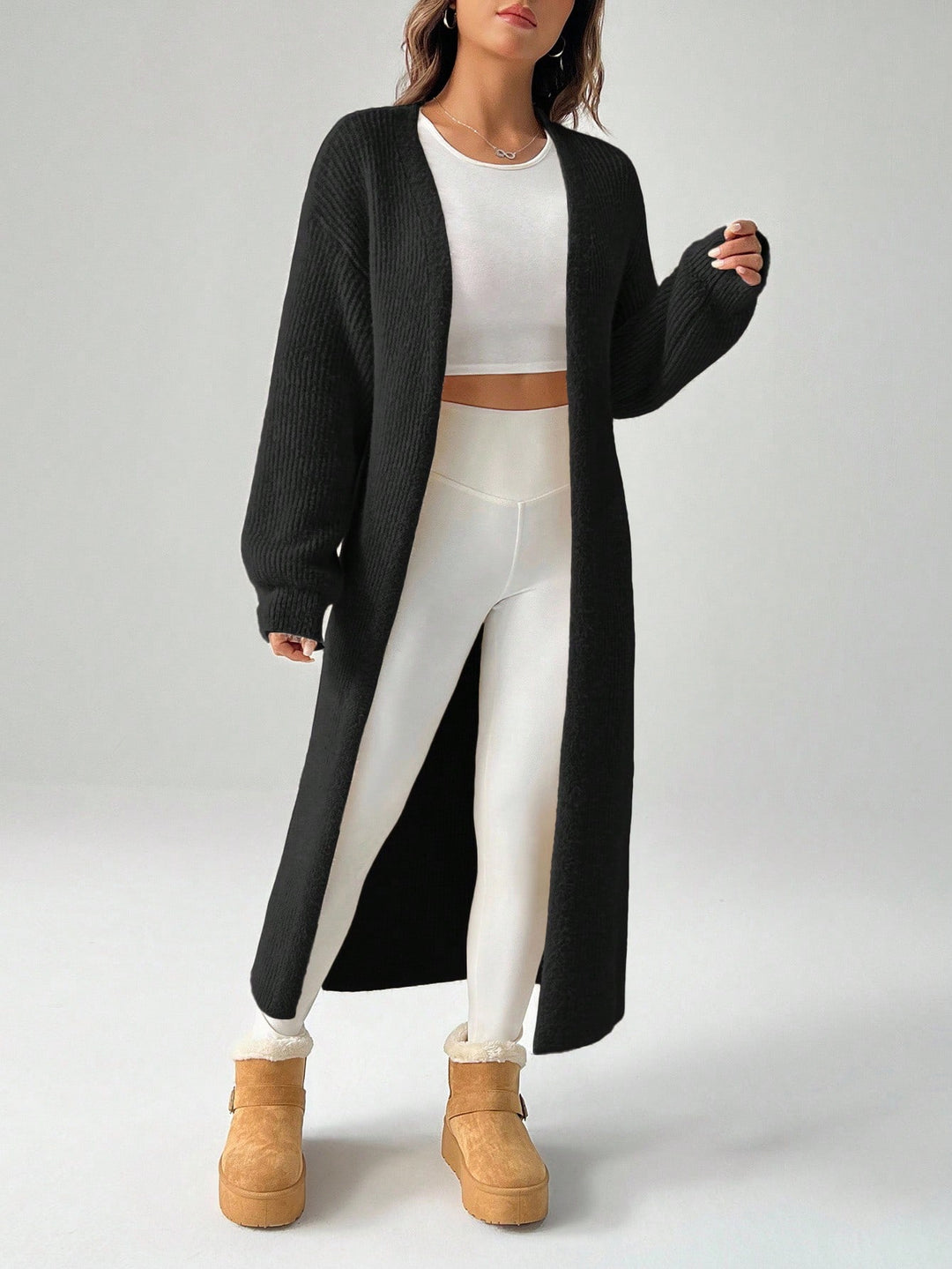 Cardigan SHEIN, negru