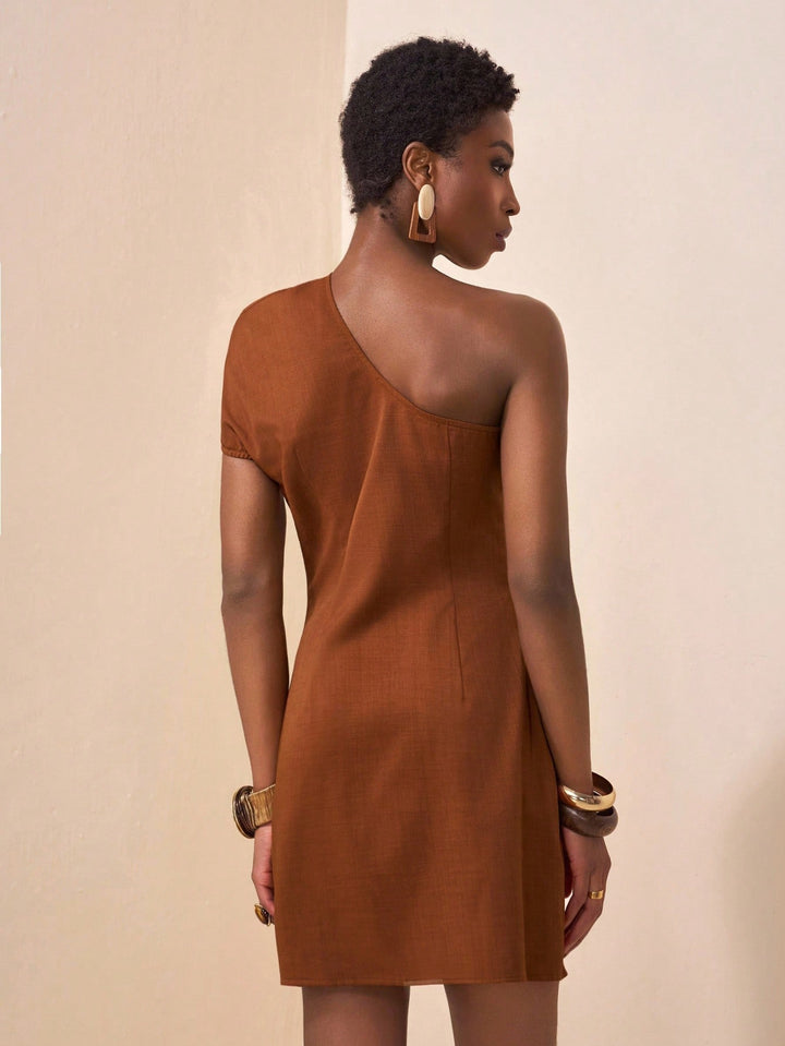 Rochie mini SHEIN, maro