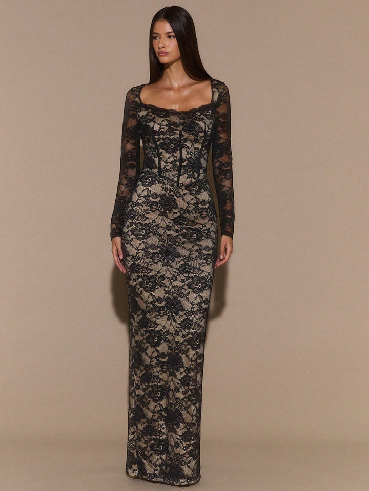 Rochie maxi SHEIN, negru