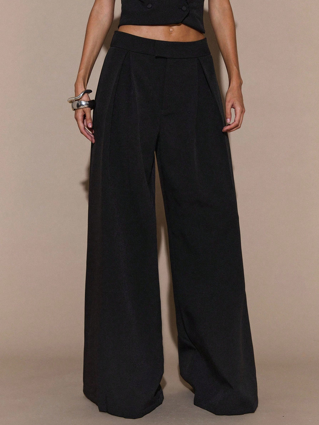 Pantaloni SHEIN, negru