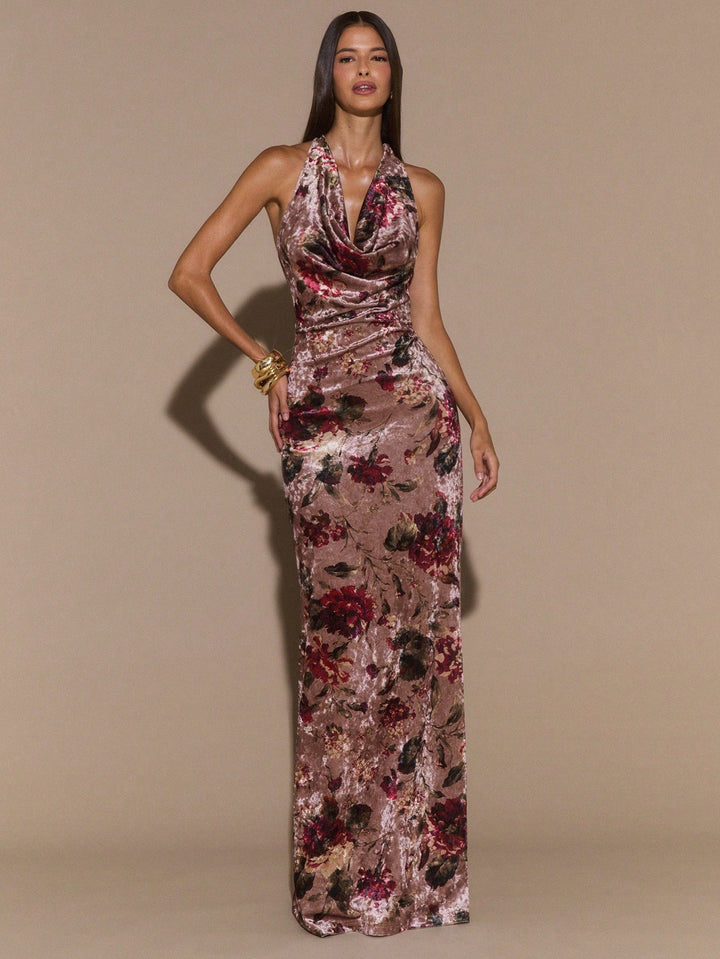 Rochie maxi SHEIN, mix culori