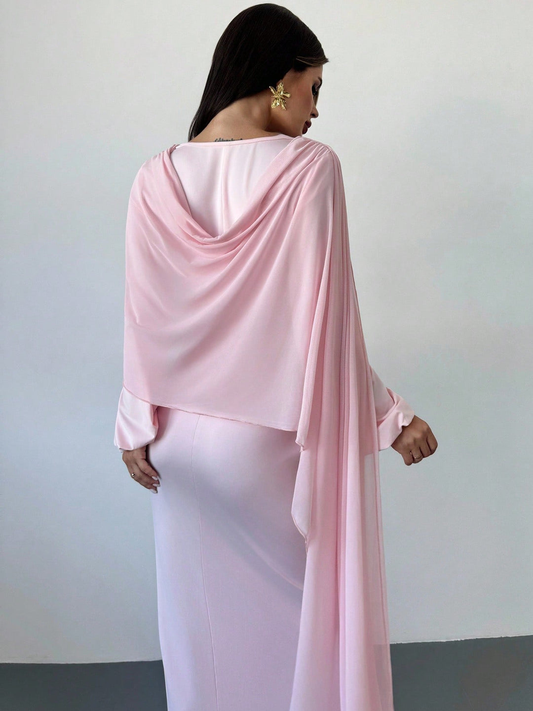 Rochie maxi SHEIN, roz