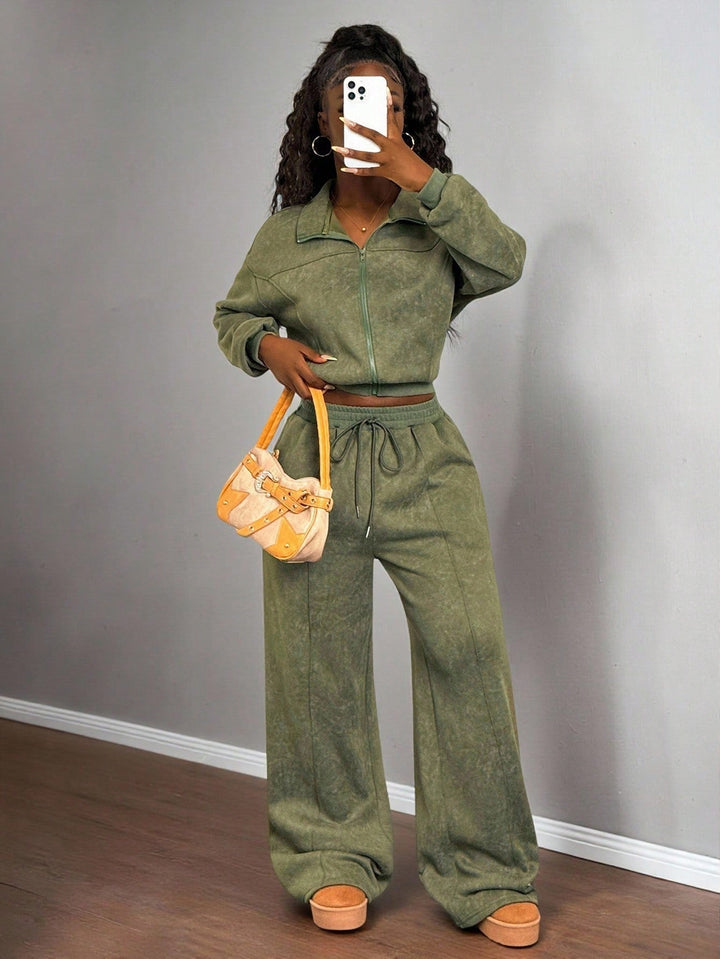 SHEIN szett, khaki