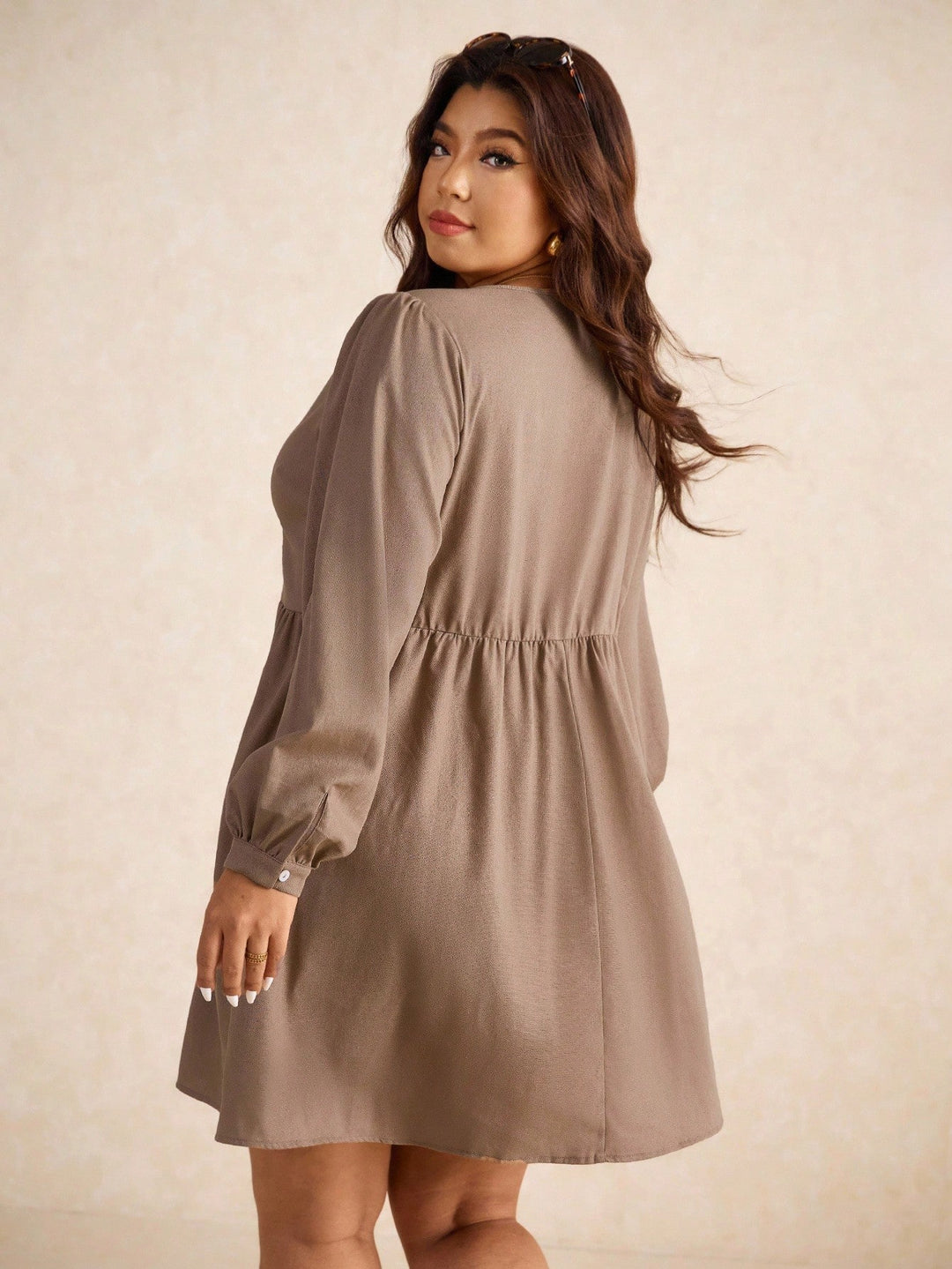 Rochie mini SHEIN, maro