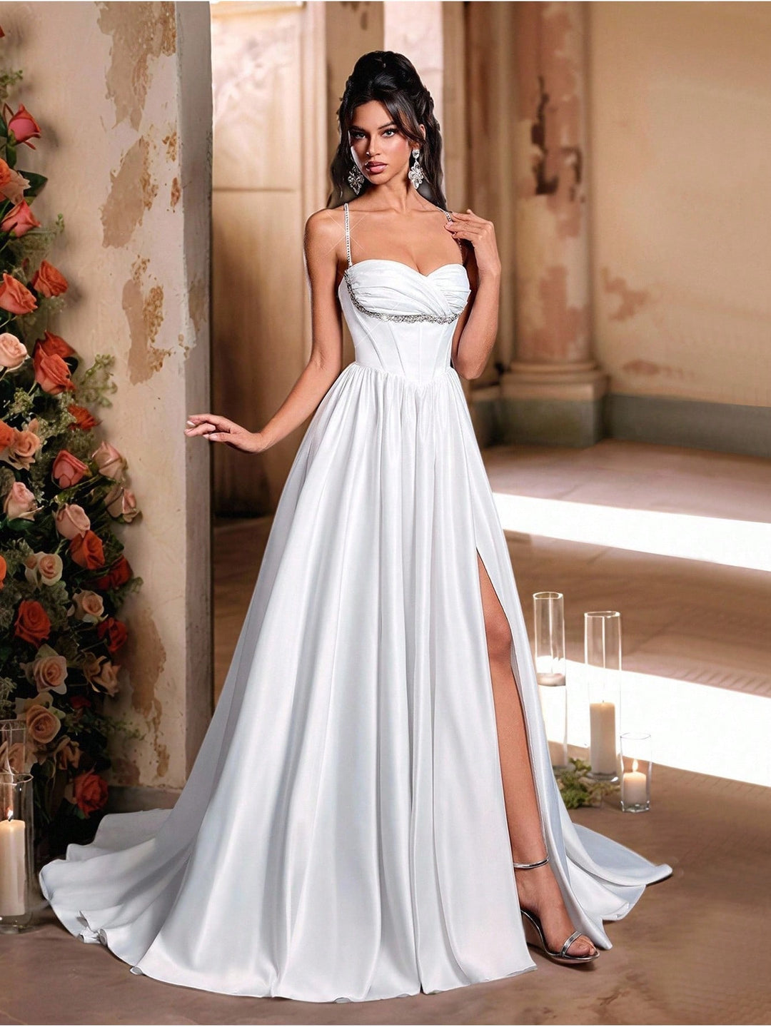 Rochie de mireasă SHEIN, alb