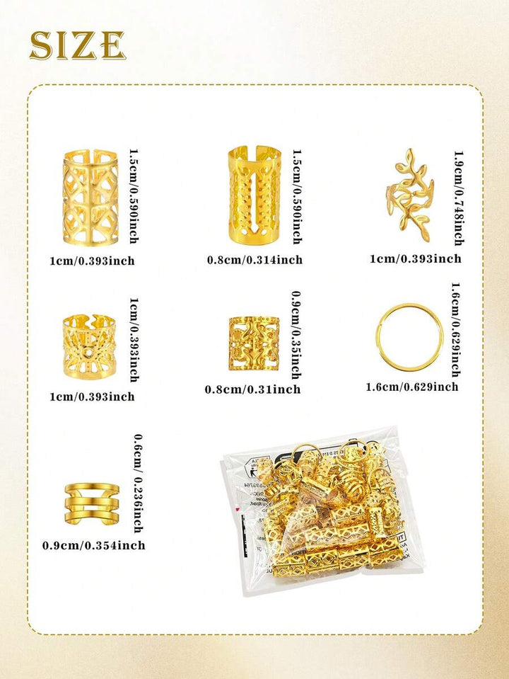 Set accesorii pentru păr SHEIN, auriu