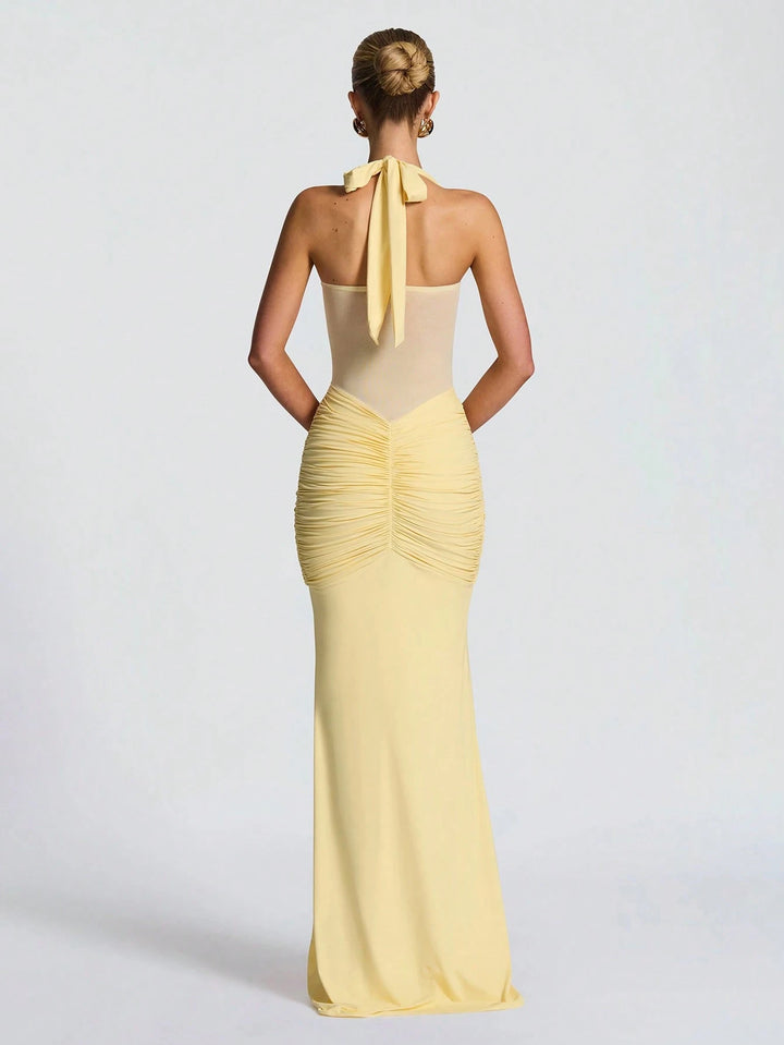 Rochie midi SHEIN, galben