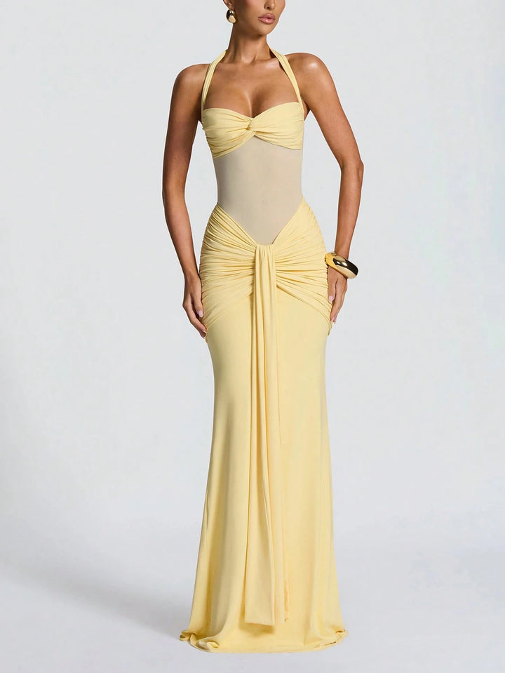 Rochie midi SHEIN, galben