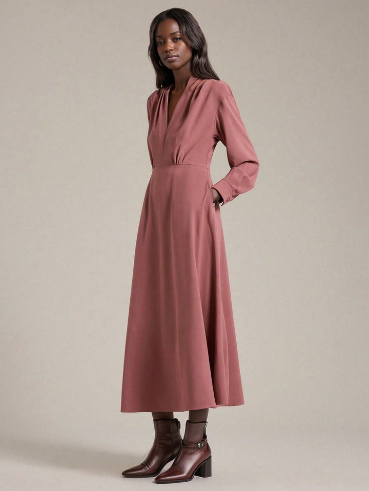 Rochie maxi SHEIN, roz