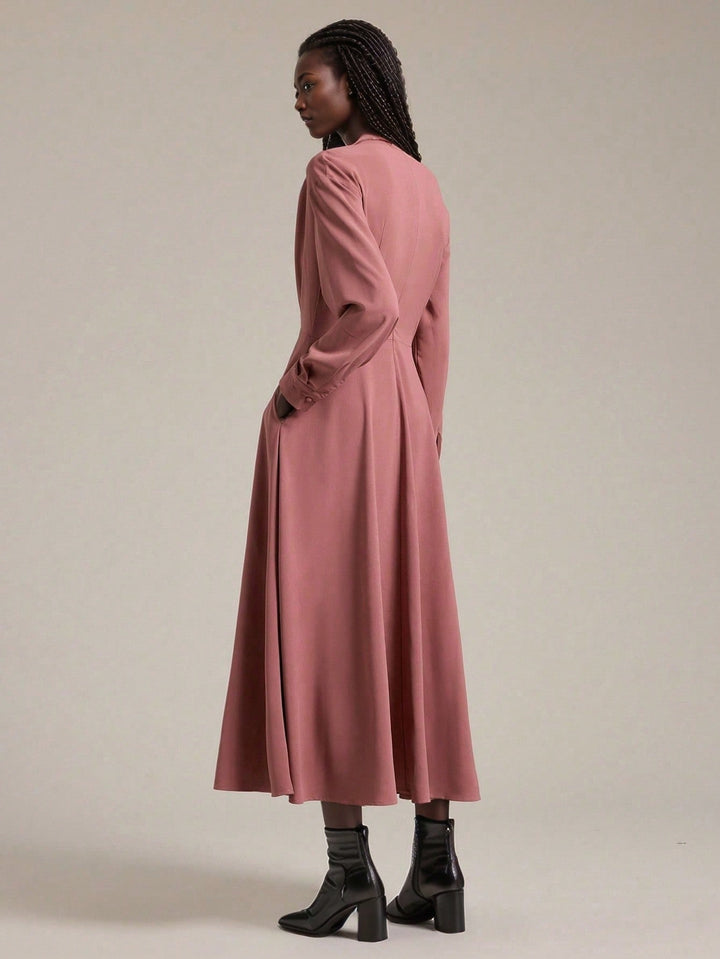Rochie maxi SHEIN, roz
