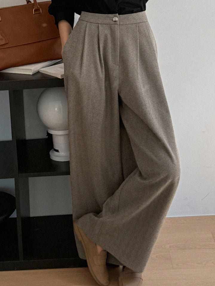 Pantaloni SHEIN, maro