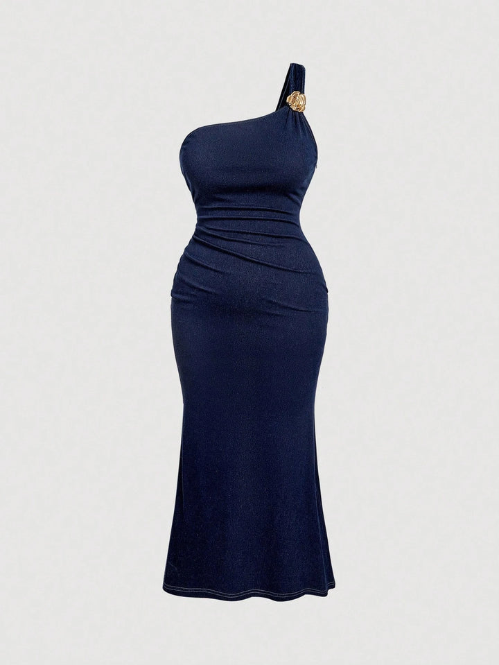 Shein Curve midiruha, kék