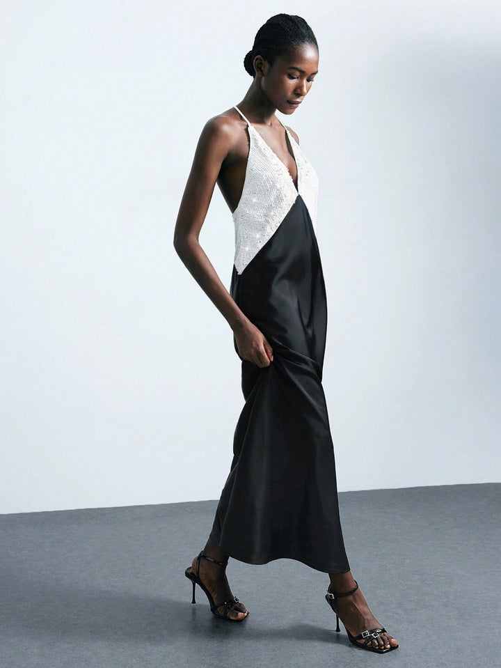 Rochie maxi SHEIN, mix culori