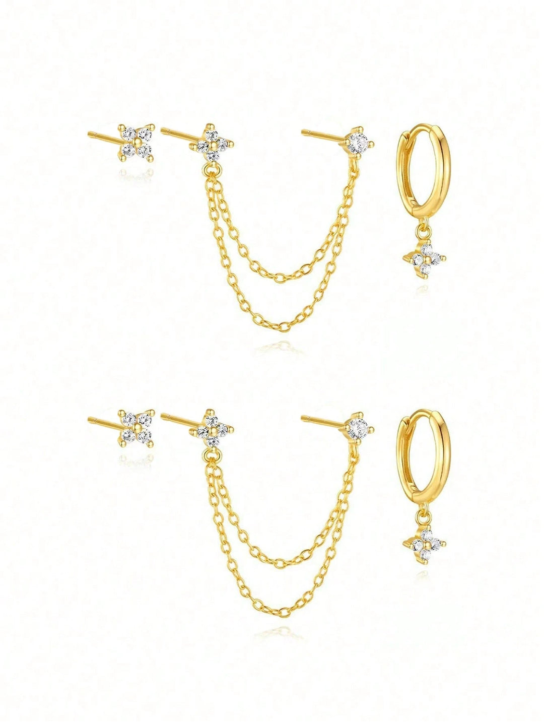 Set cercei SHEIN, auriu