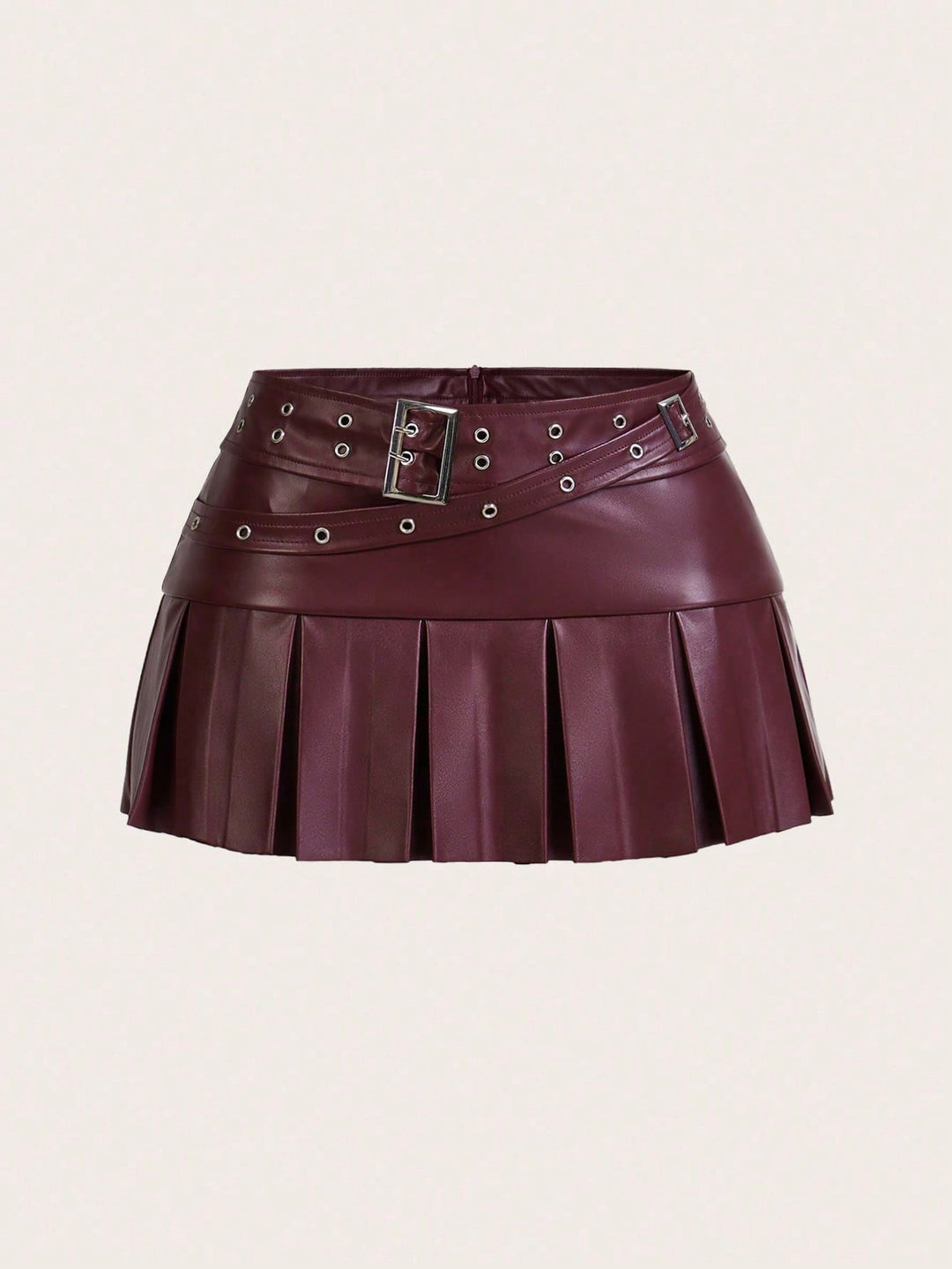 SHEIN mini szoknya, bordó