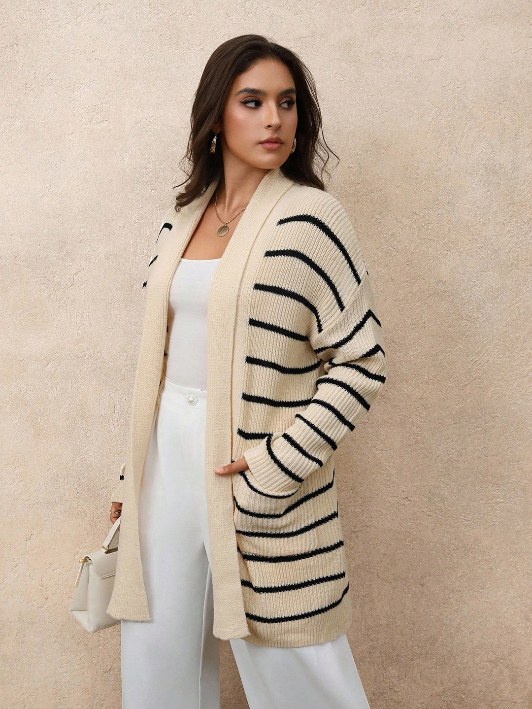 Cardigan SHEIN, bej