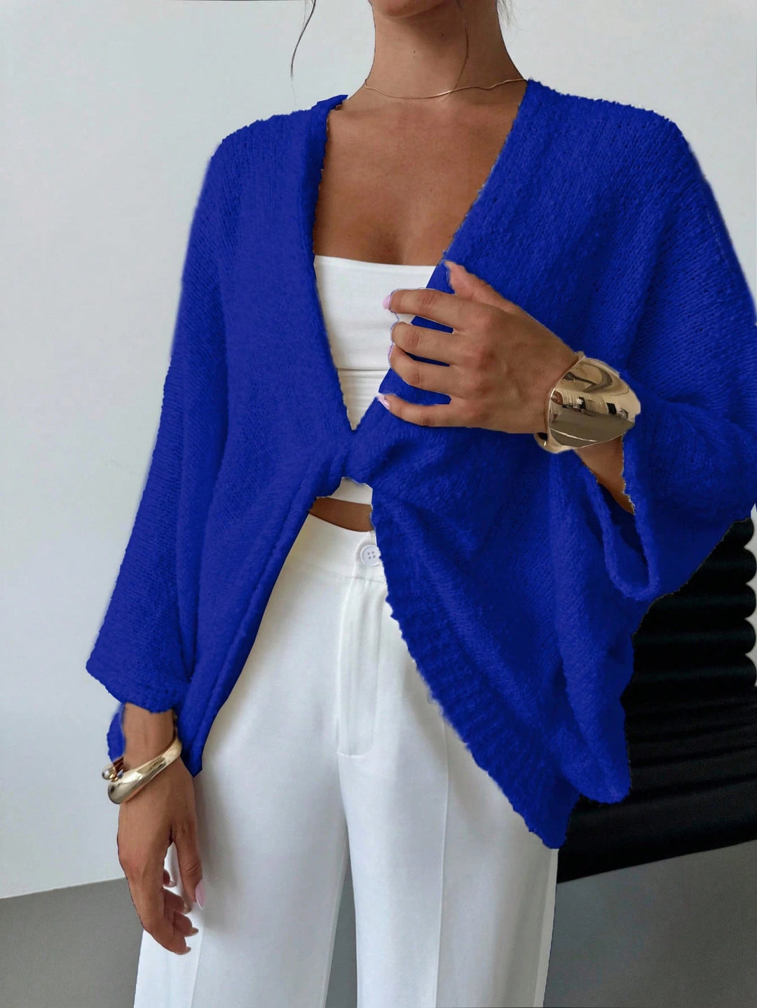 Cardigan SHEIN, albastru