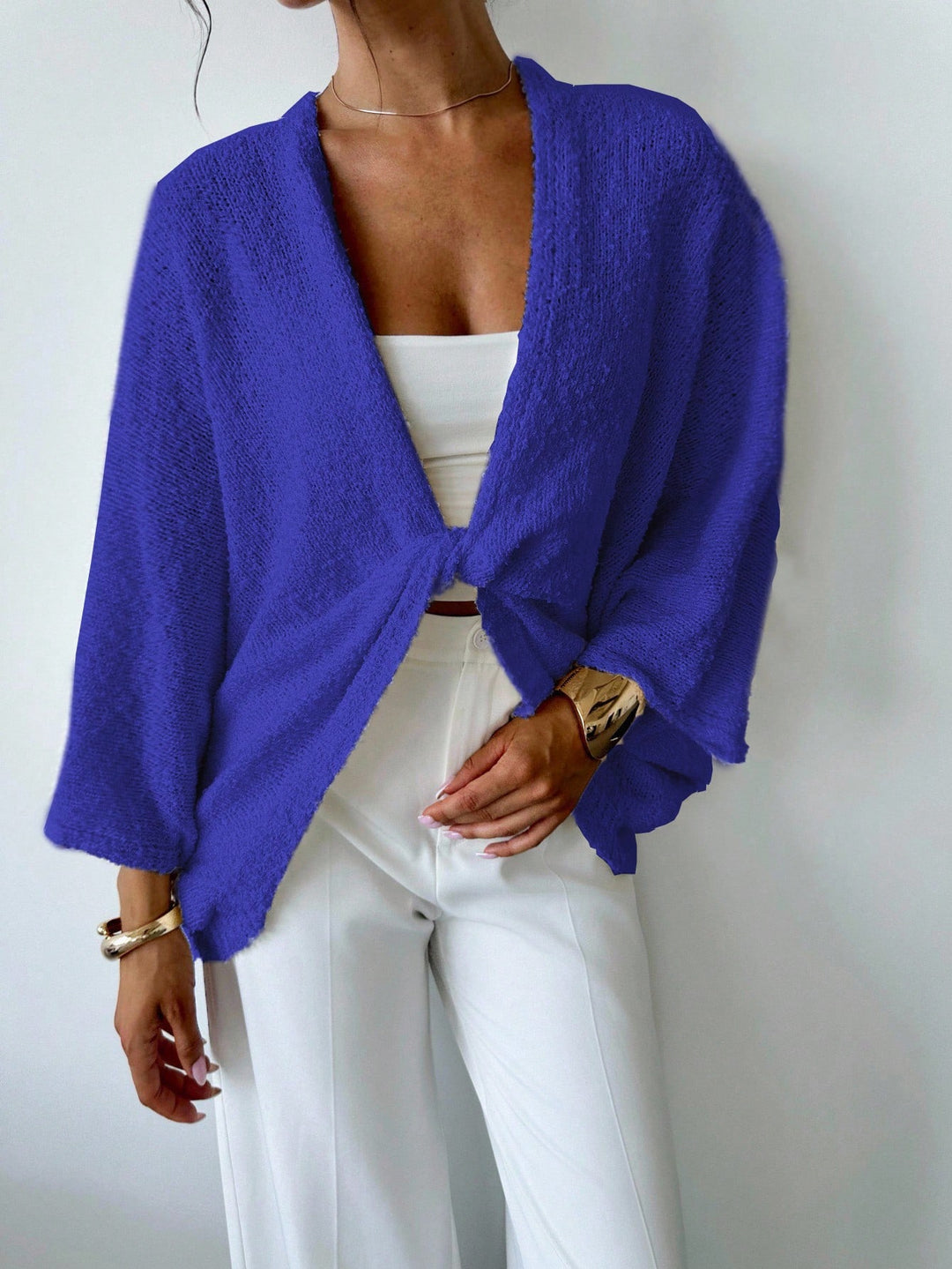 Cardigan SHEIN, albastru