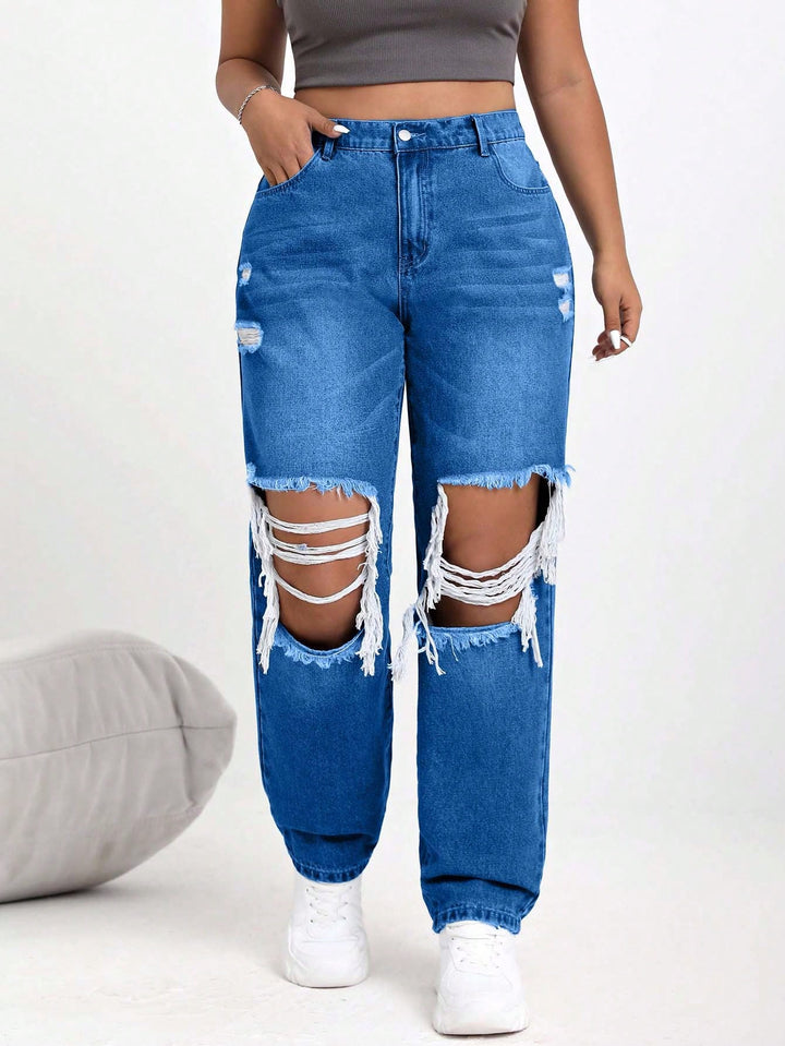 Jeans SHEIN, albastru
