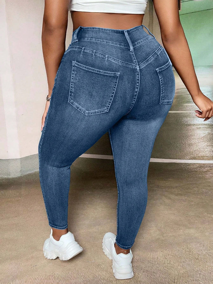 Farmernadrág SHEIN, kék
