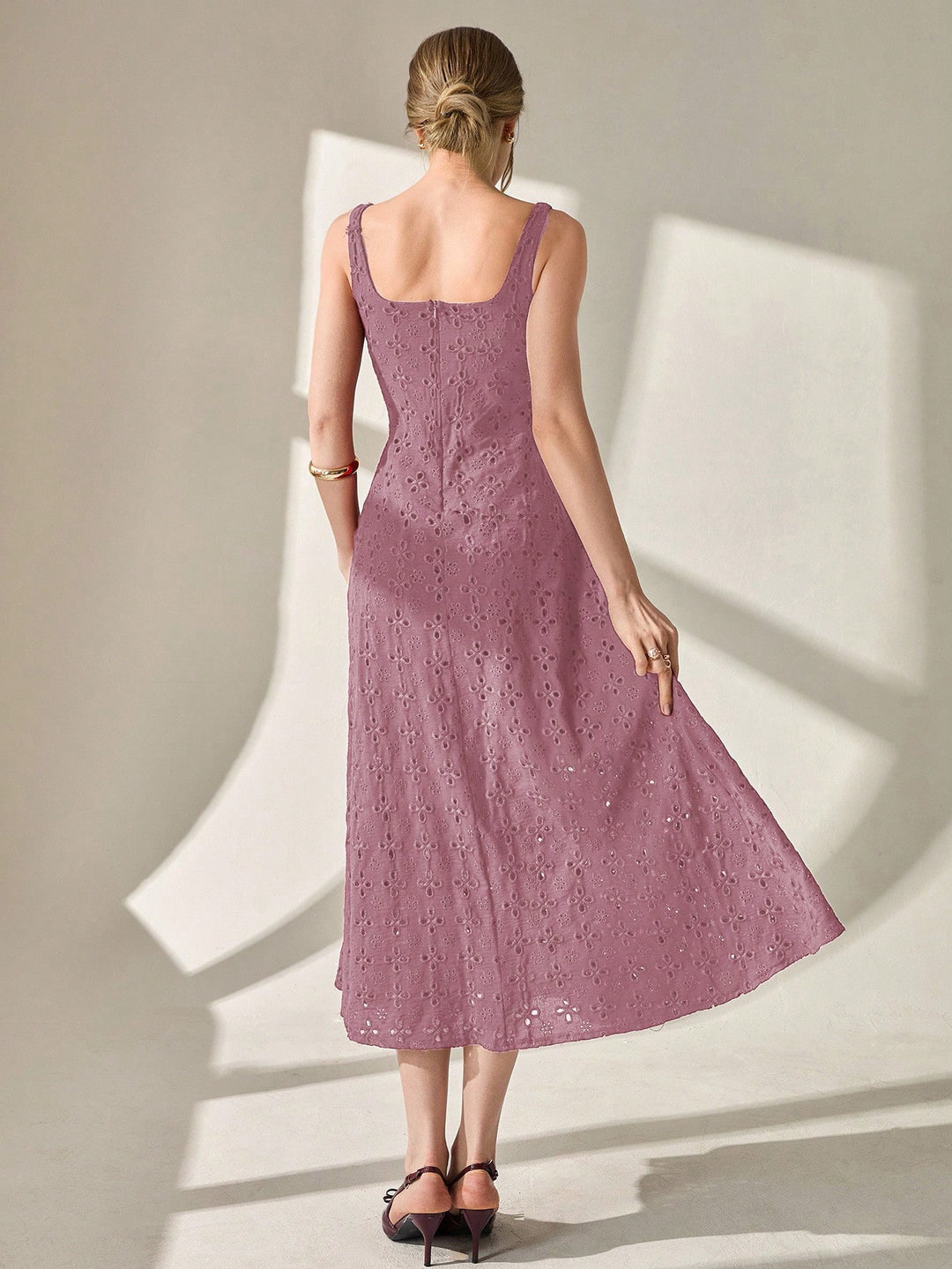 Rochie maxi SHEIN, roz