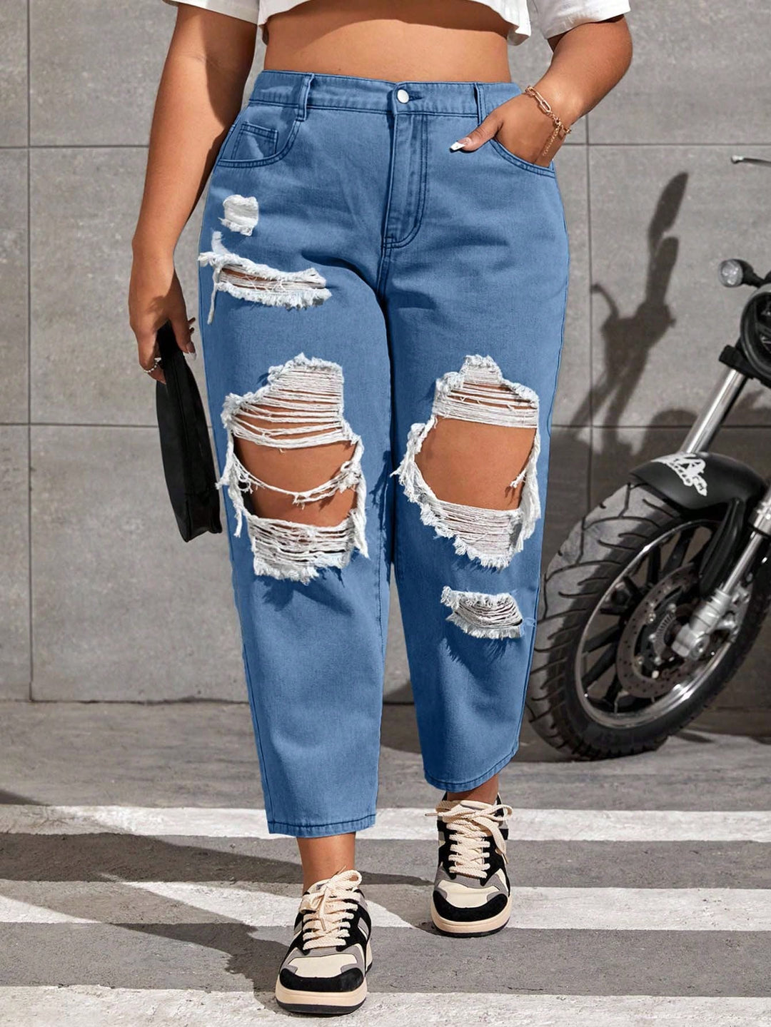 Jeans SHEIN, albastru