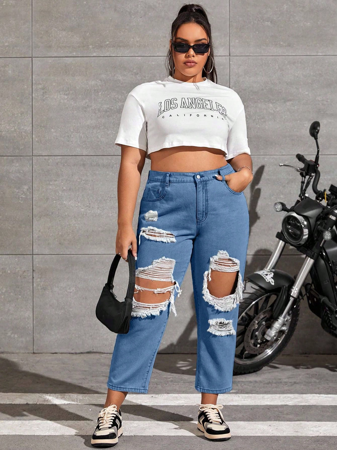 Jeans SHEIN, albastru