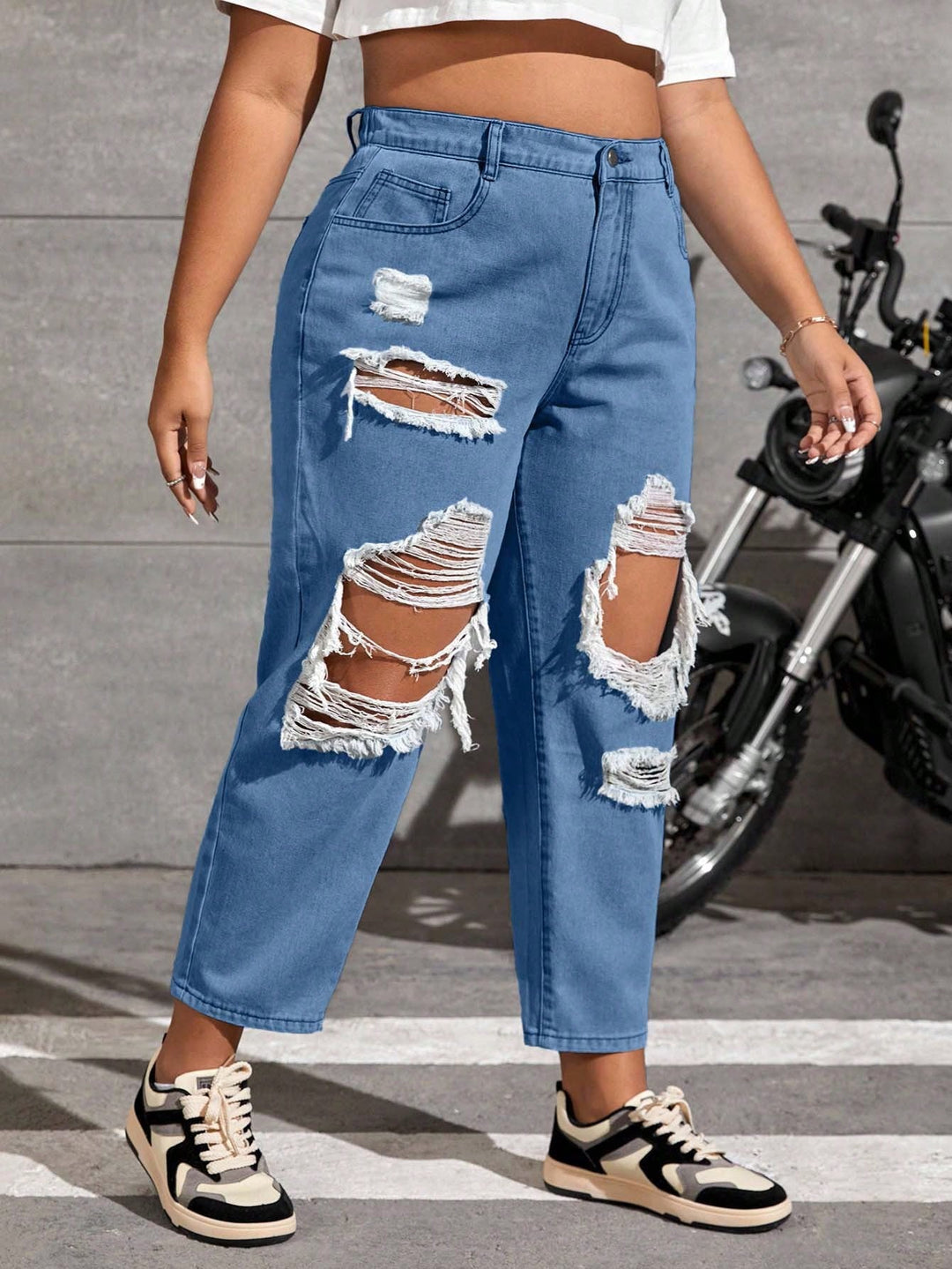 Jeans SHEIN, albastru