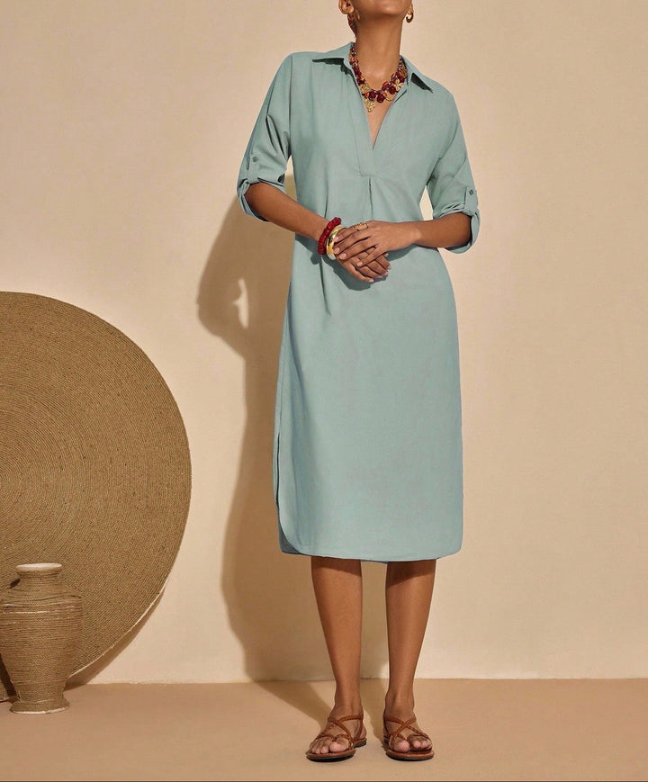 Rochie midi SHEIN, verde
