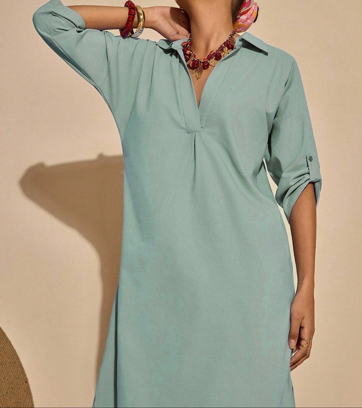 Rochie midi SHEIN, verde