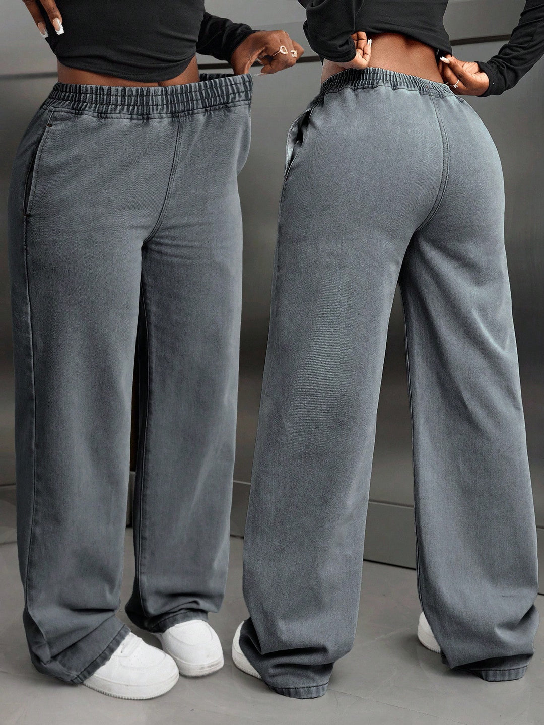 Jeans SHEIN, gri
