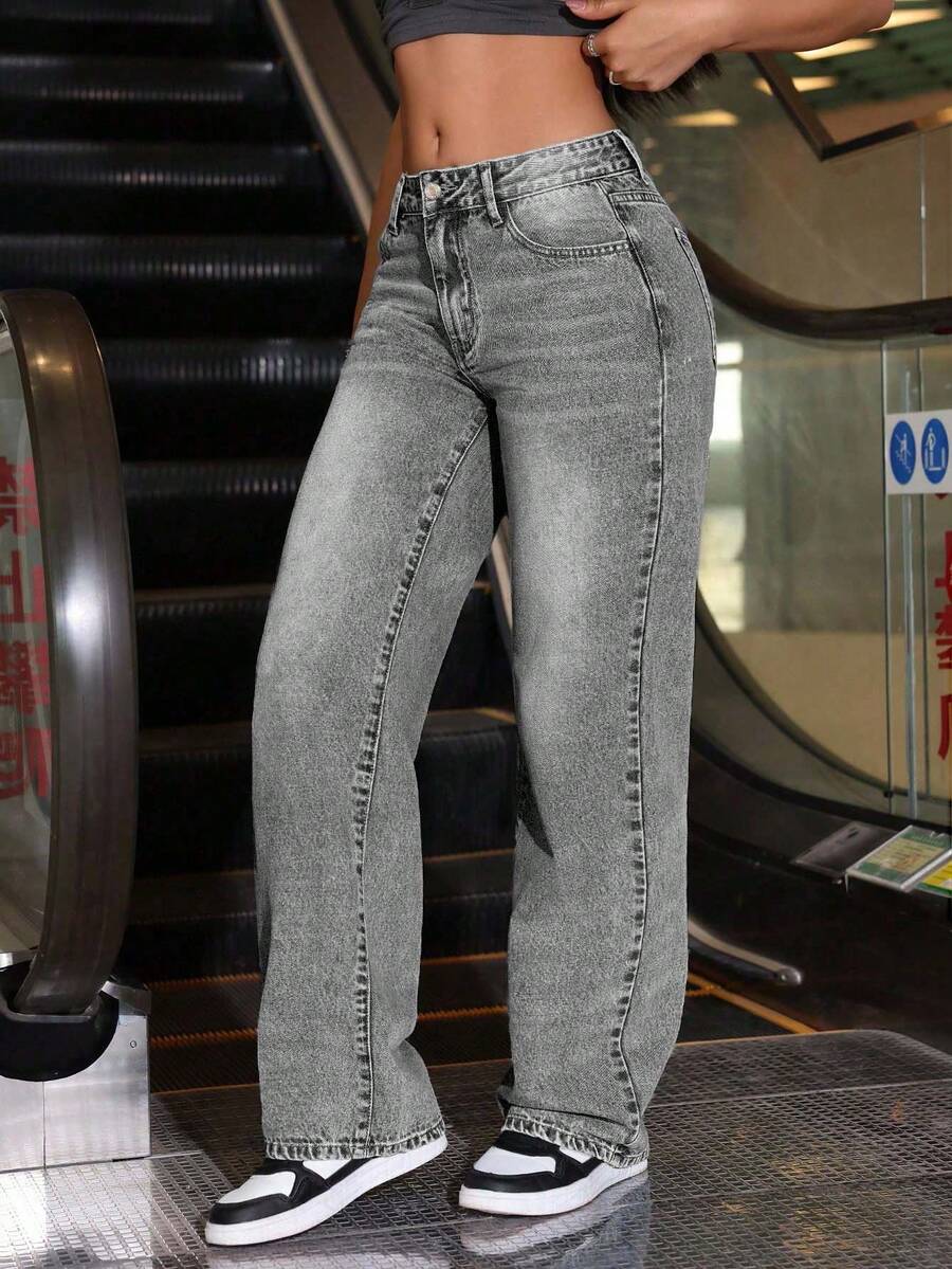 Jeans SHEIN, gri