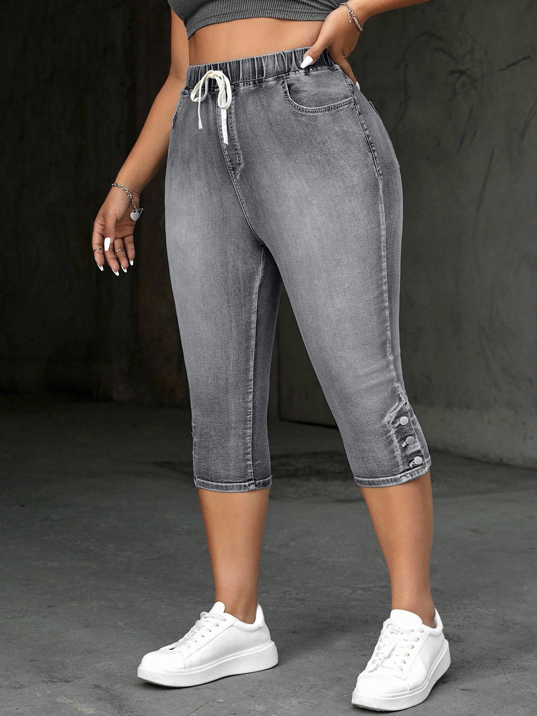 Jeans SHEIN, gri