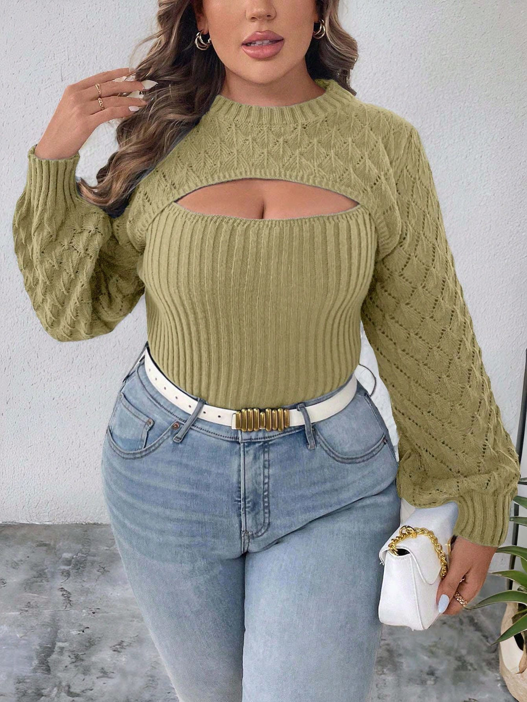Pulover SHEIN, bej
