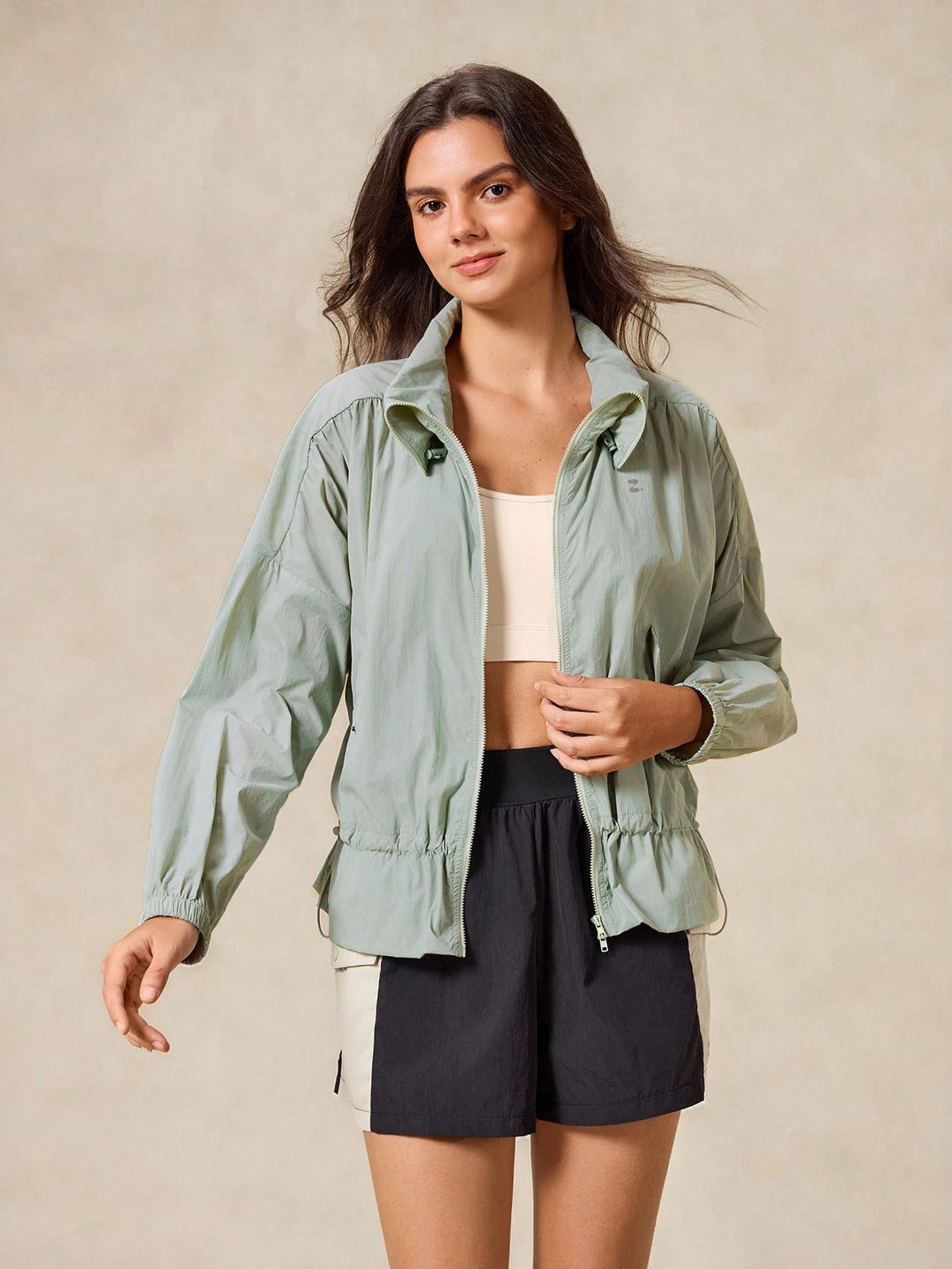 Jachetă sport SHEIN, verde