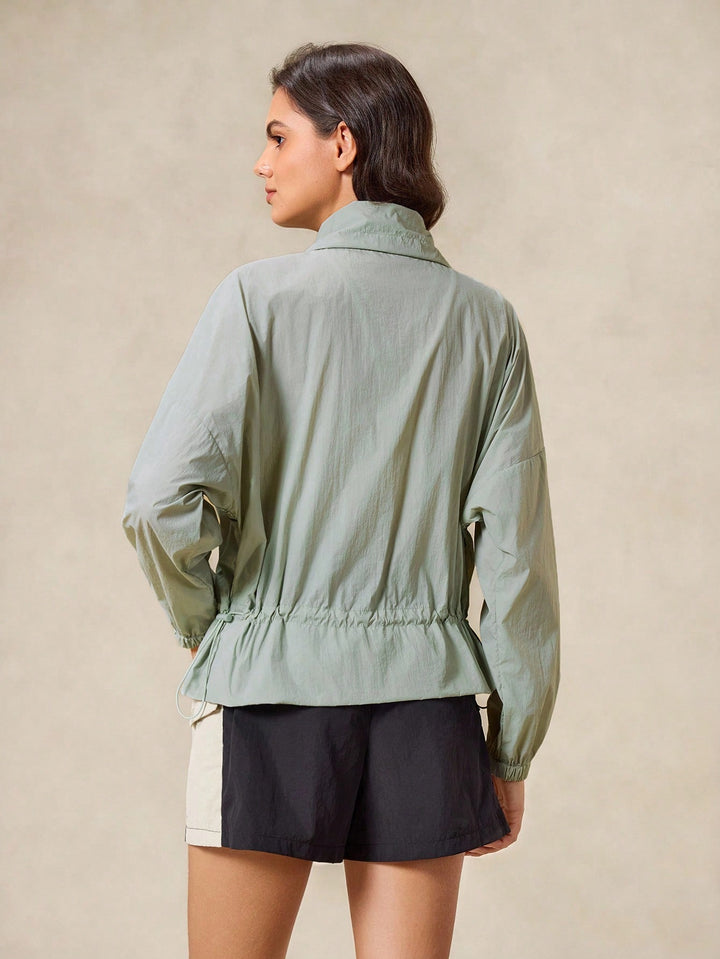 Jachetă sport SHEIN, verde