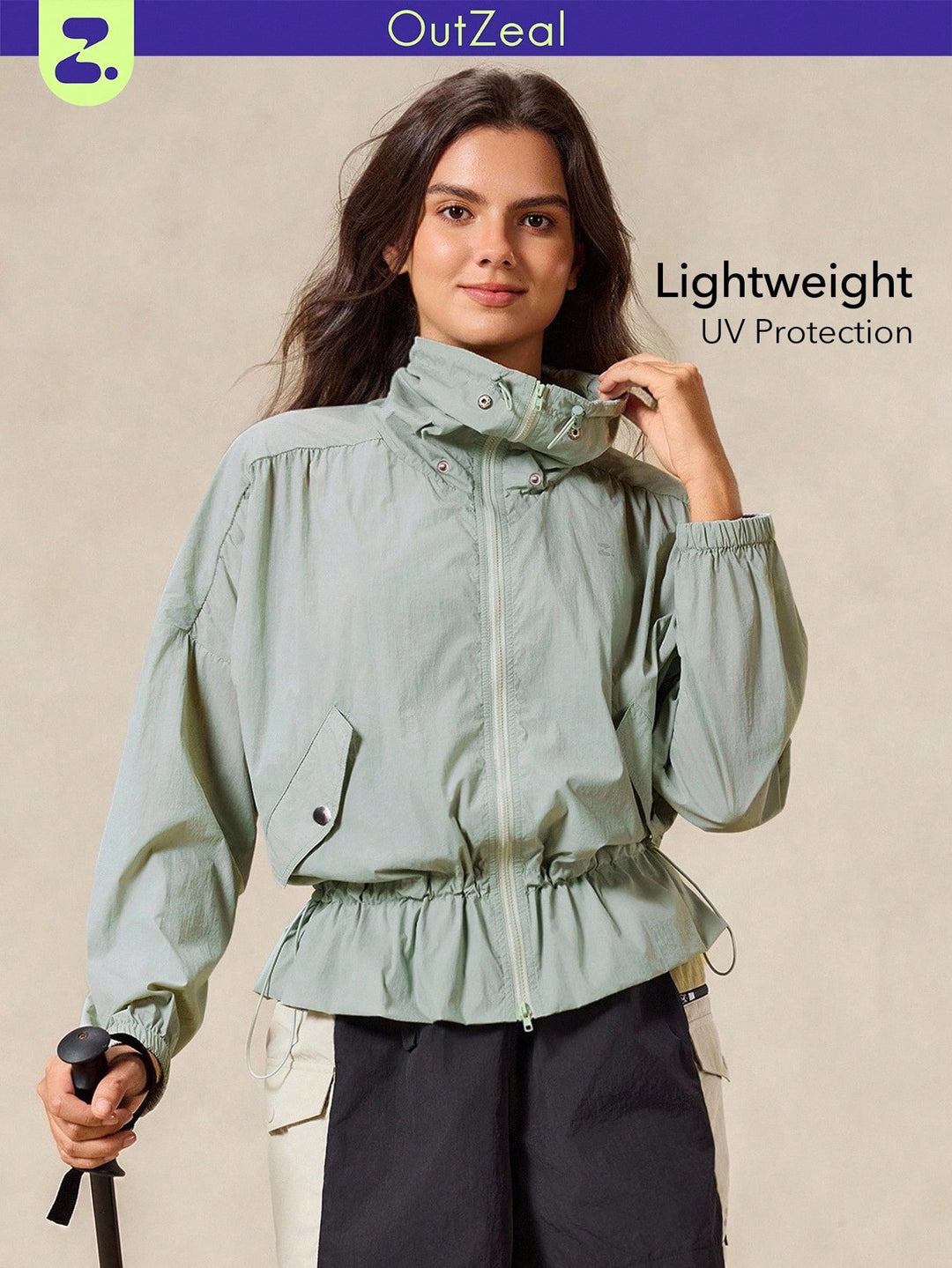 Jachetă sport SHEIN, verde