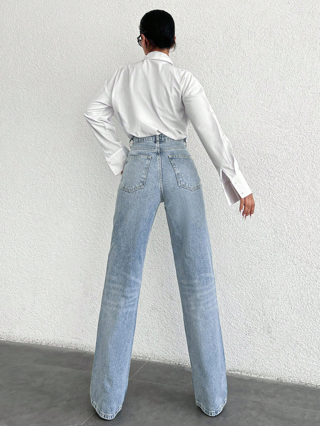 Jeans SHEIN, albastru