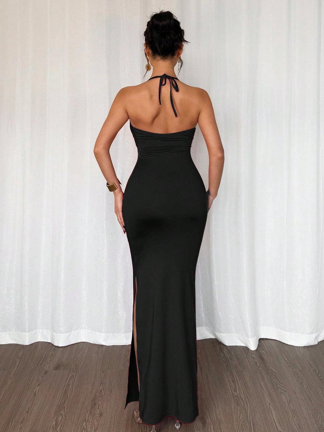 Rochie maxi SHEIN, negru