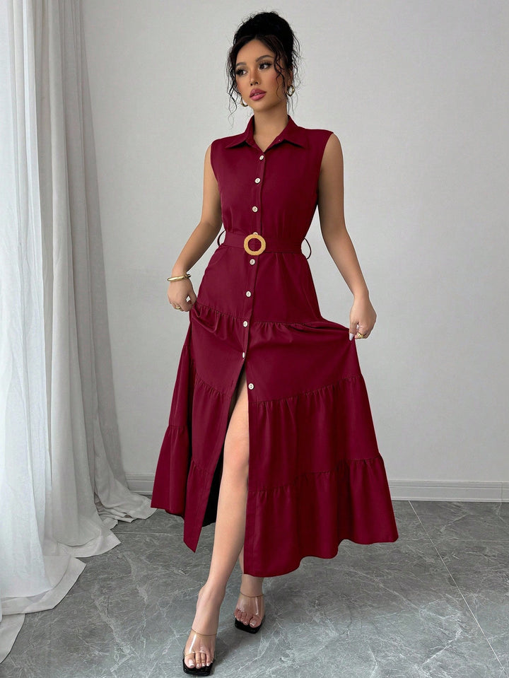 Rochie maxi SHEIN, vișiniu