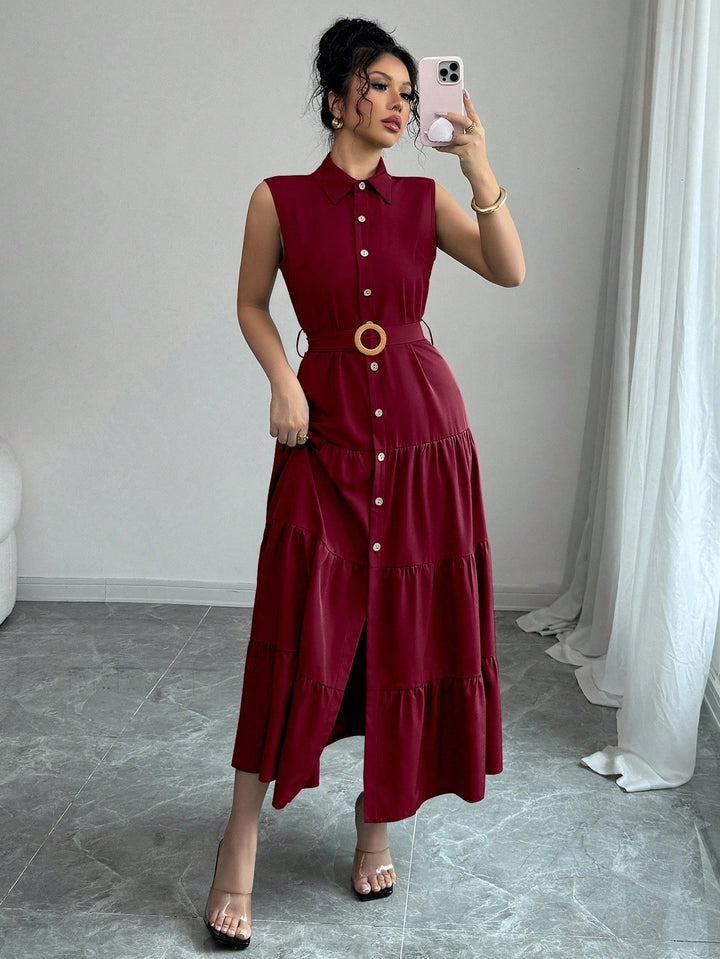 Rochie maxi SHEIN, vișiniu