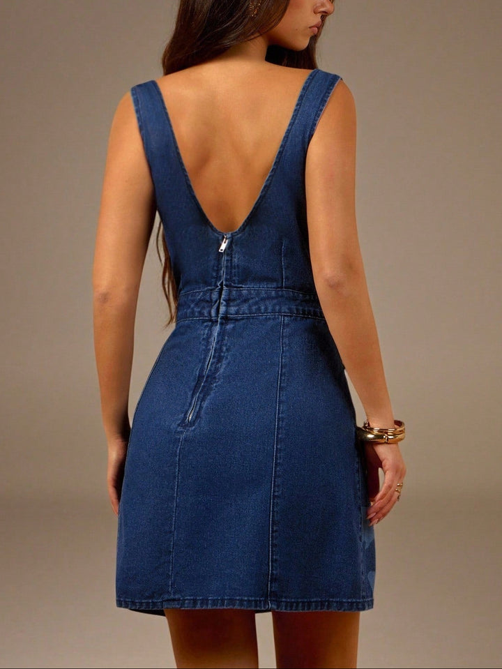 Rochie de blugi Shein, albastru