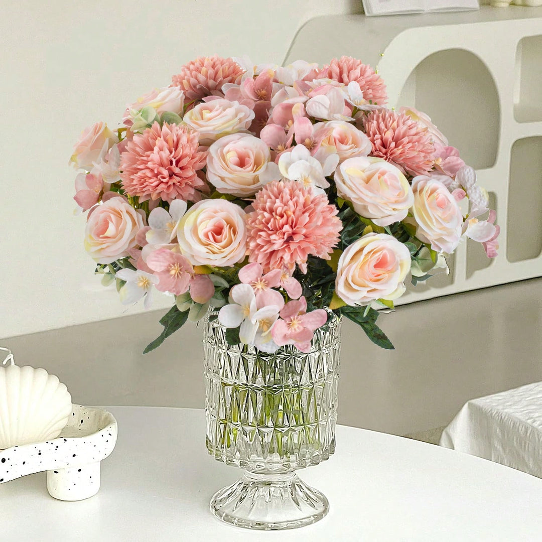 Floari artificiale SHEIN, roz