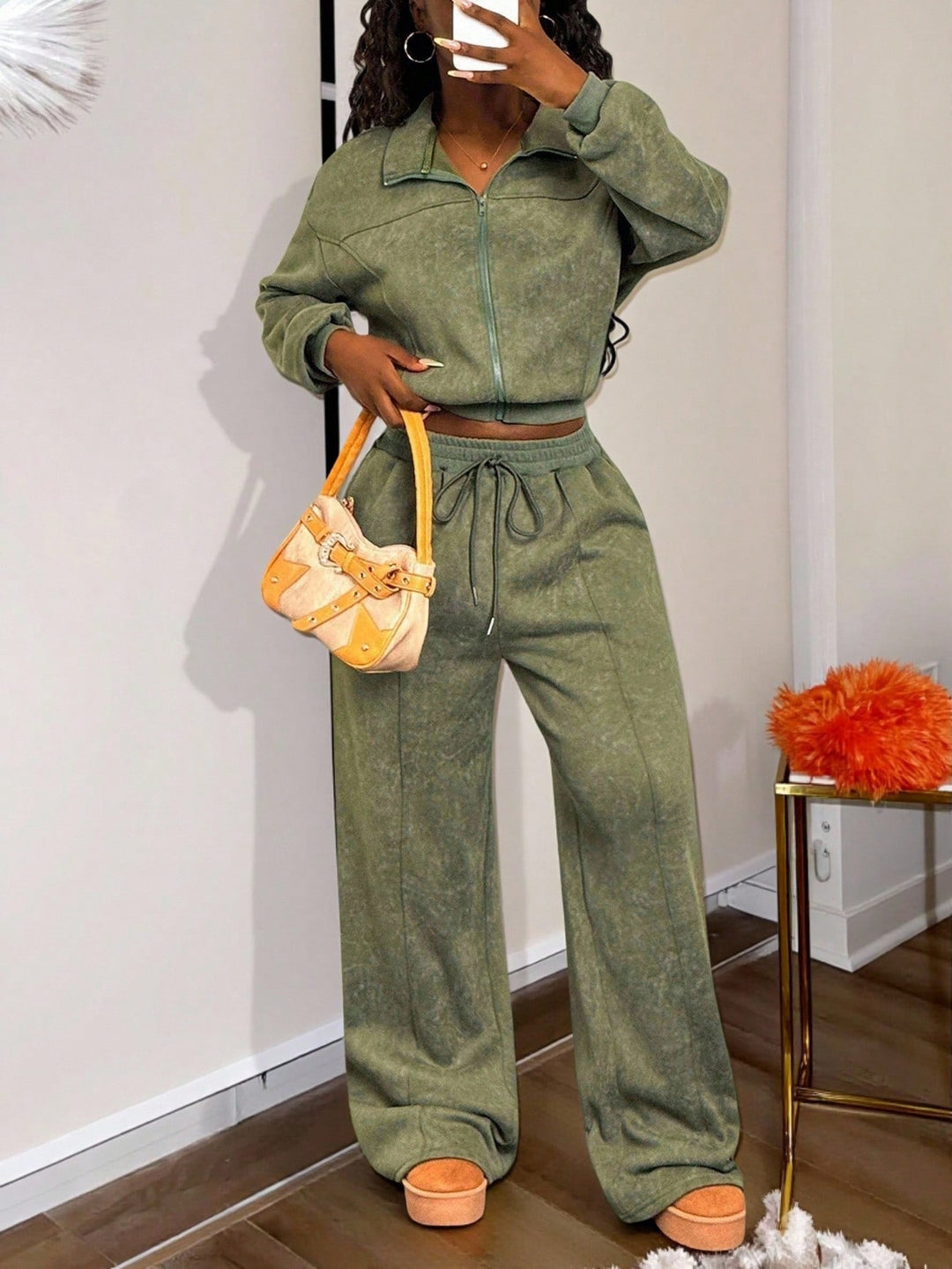 SHEIN szett, khaki