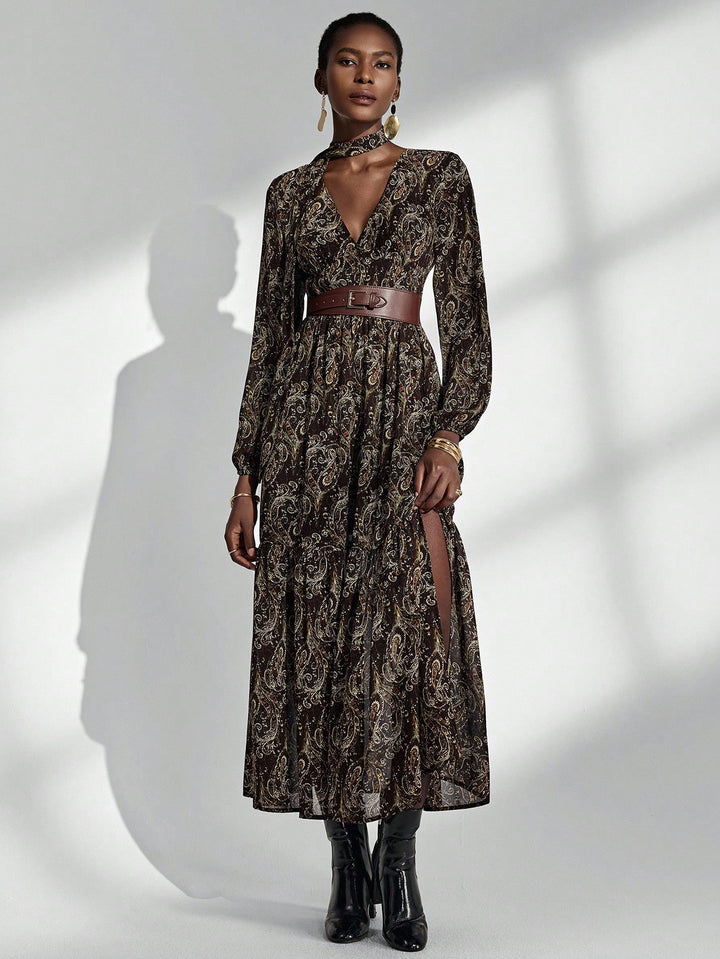 Rochie maxi SHEIN, mix culori