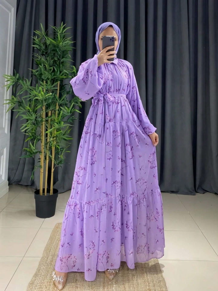Rochie maxi SHEIN, mix culori