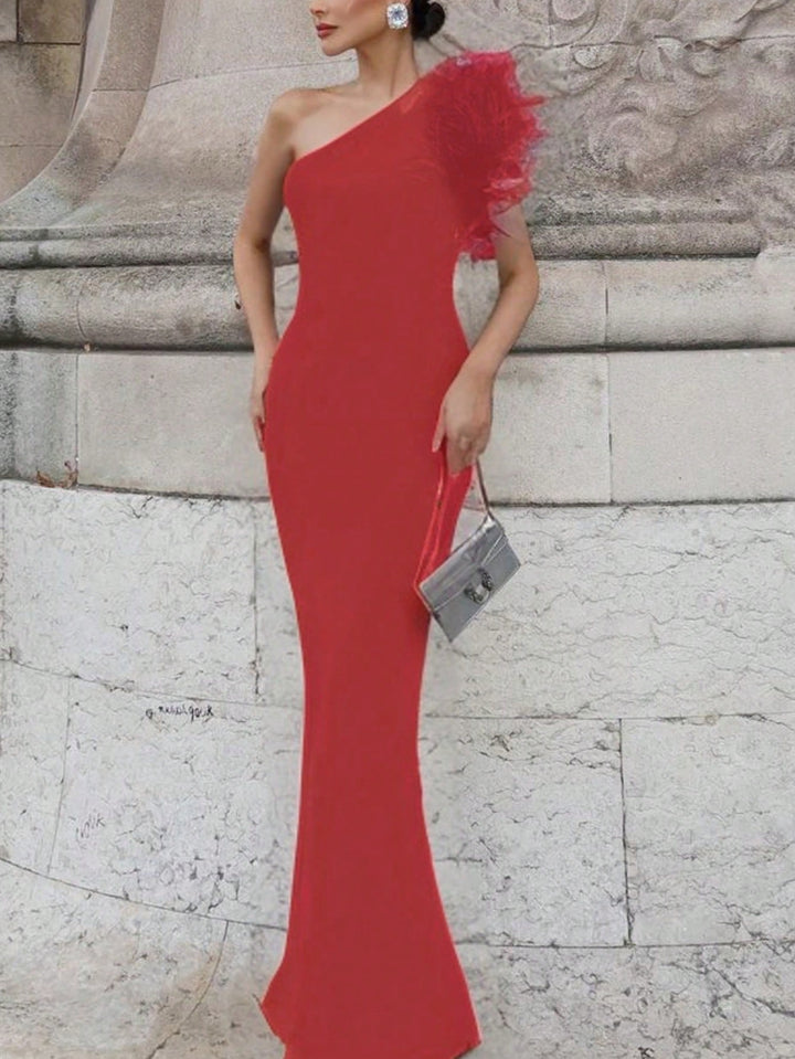 Rochie maxi SHEIN, roșu