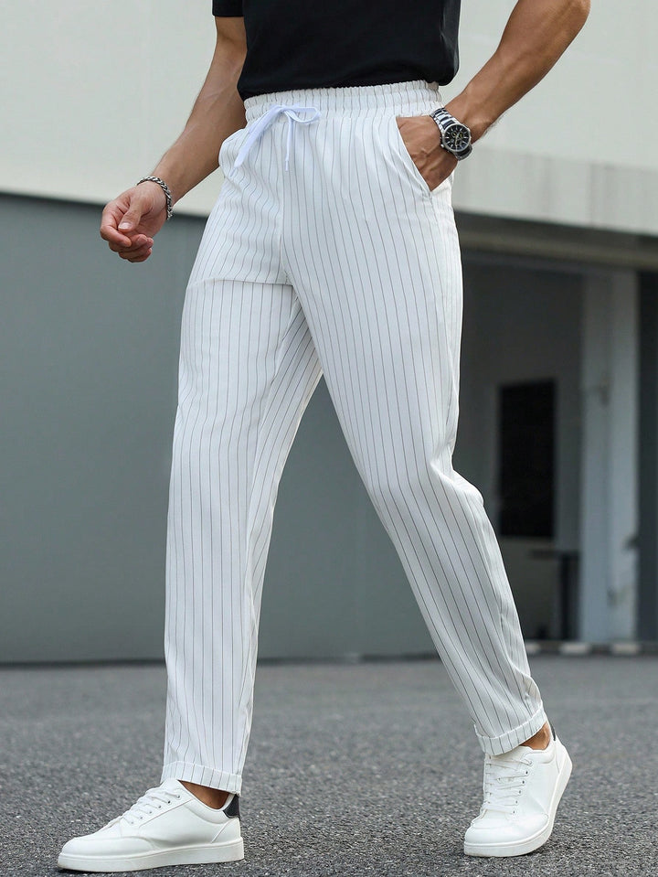 Pantaloni SHEIN, alb