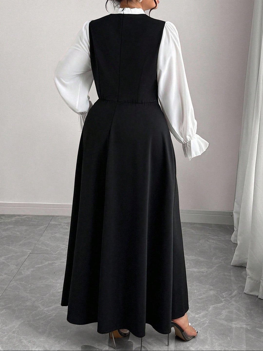 Rochie maxi Shein, mix culori